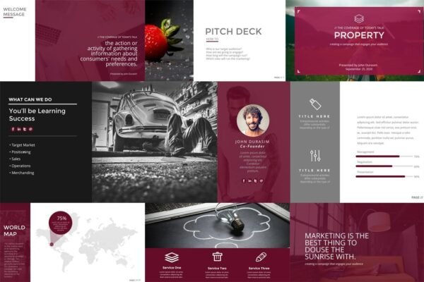 BUSINESS PITCH DECK Google Slides