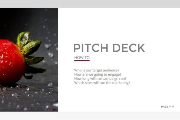 BUSINESS PITCH DECK Google Slides