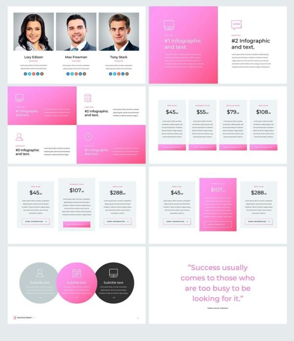 Business Report 2.0 for Keynote