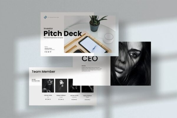 Investor Pitch-Deck Keynote Template