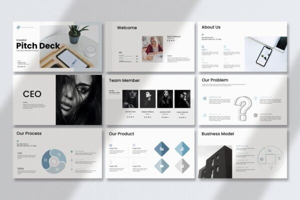 Investor Pitch-Deck Keynote Template