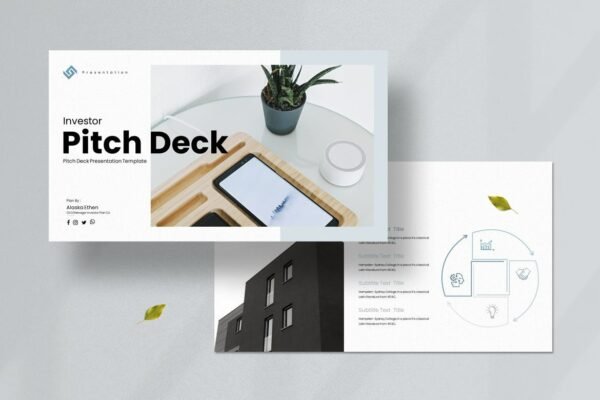 Investor Pitch-Deck Keynote Template