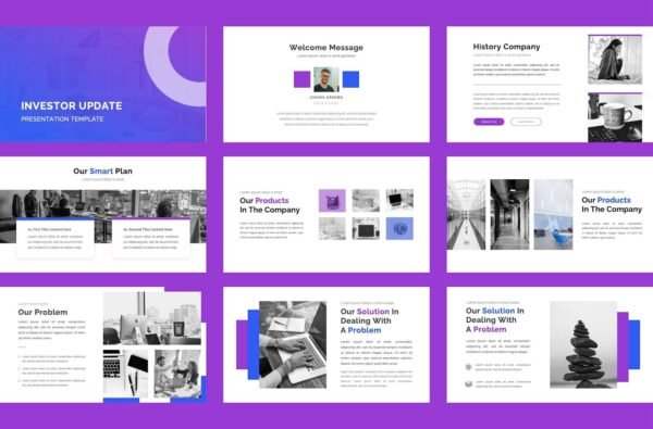 Investor Presentation Template - Google Slides