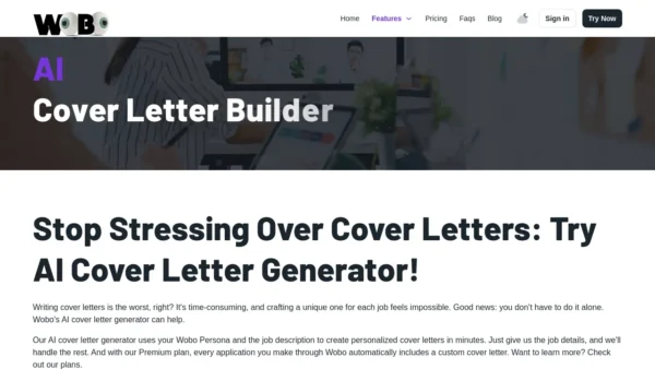 Wobo AI Cover Letter