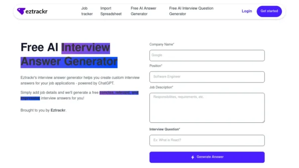 Interview Answer Generator