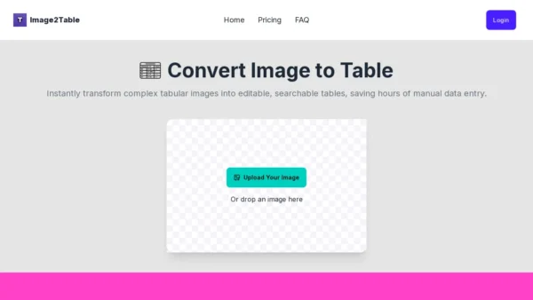Image2table