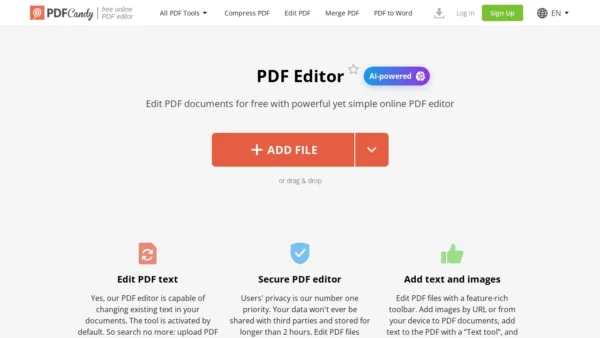 PDFCandy PDF Editor