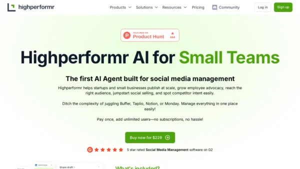 Highperformr for Teams