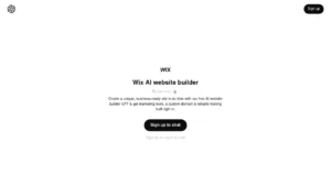 Wix AI Website Builder