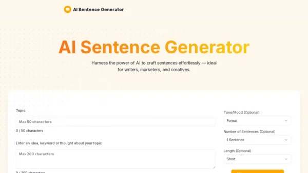 AI Sentence Generator