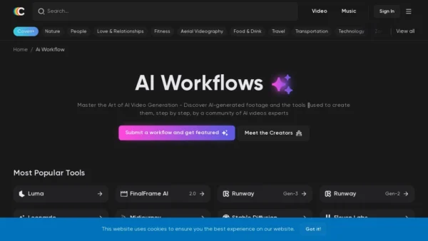 AI Workflows by Coverr