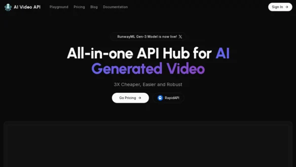 AI Video API