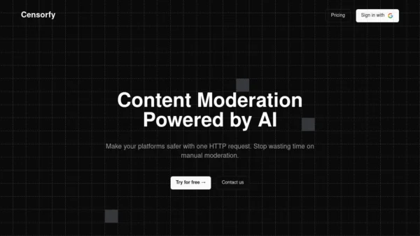 Censorfy - AI Content Moderation