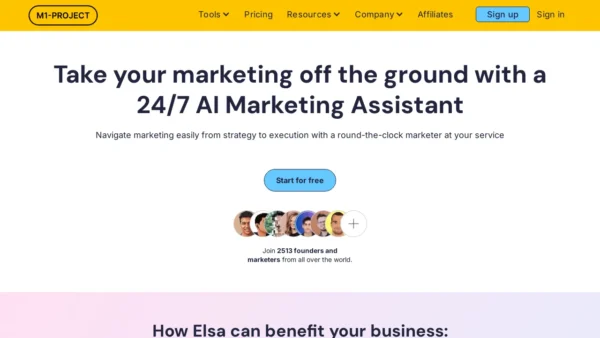 Marketing Assistant (Elsa AI)