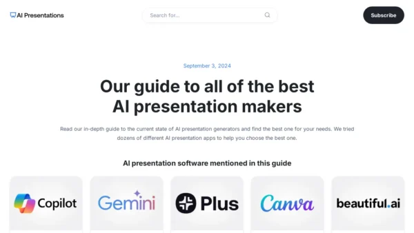 AI Presentation Makers