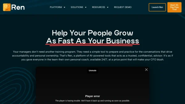 Ren AI | Leadership & Accountability Platform