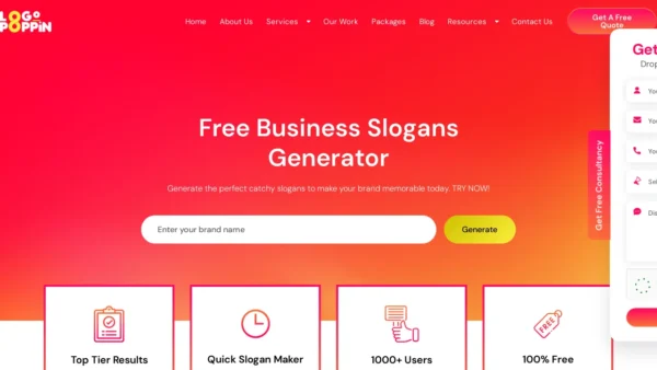 Free Business Slogans Generator