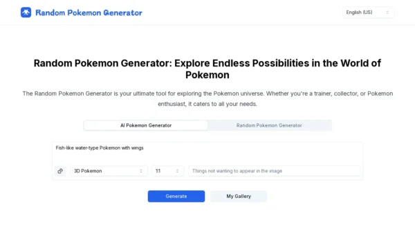 Random Pokemon Generator