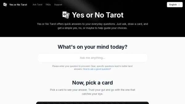 Yes or No Tarot