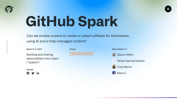 GitHub Spark
