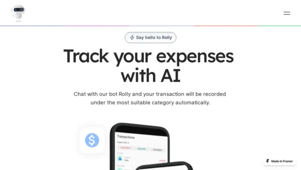 Rolly: Your AI Money Tracker