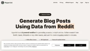 Hypertxt: AI-Powered Research-Driven Blog Post Generator