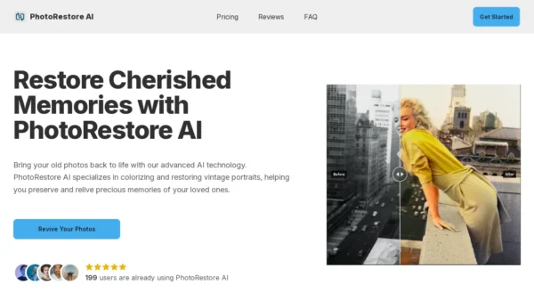 PhotoRestore AI