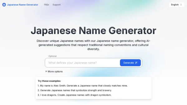 Japanese Name Generator