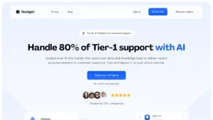 Quidget: AI-Powered Chat for Efficient and Scalable Customer Support