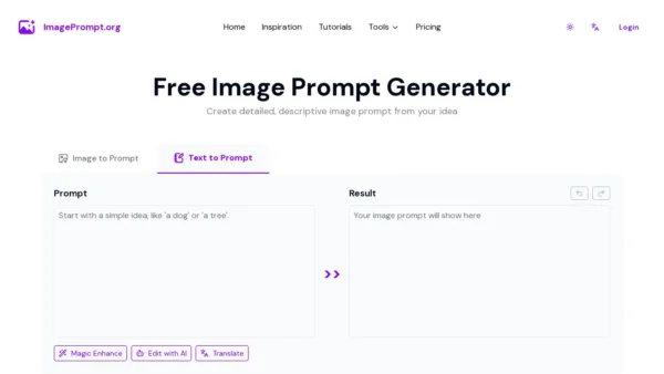 Image Prompt Generator